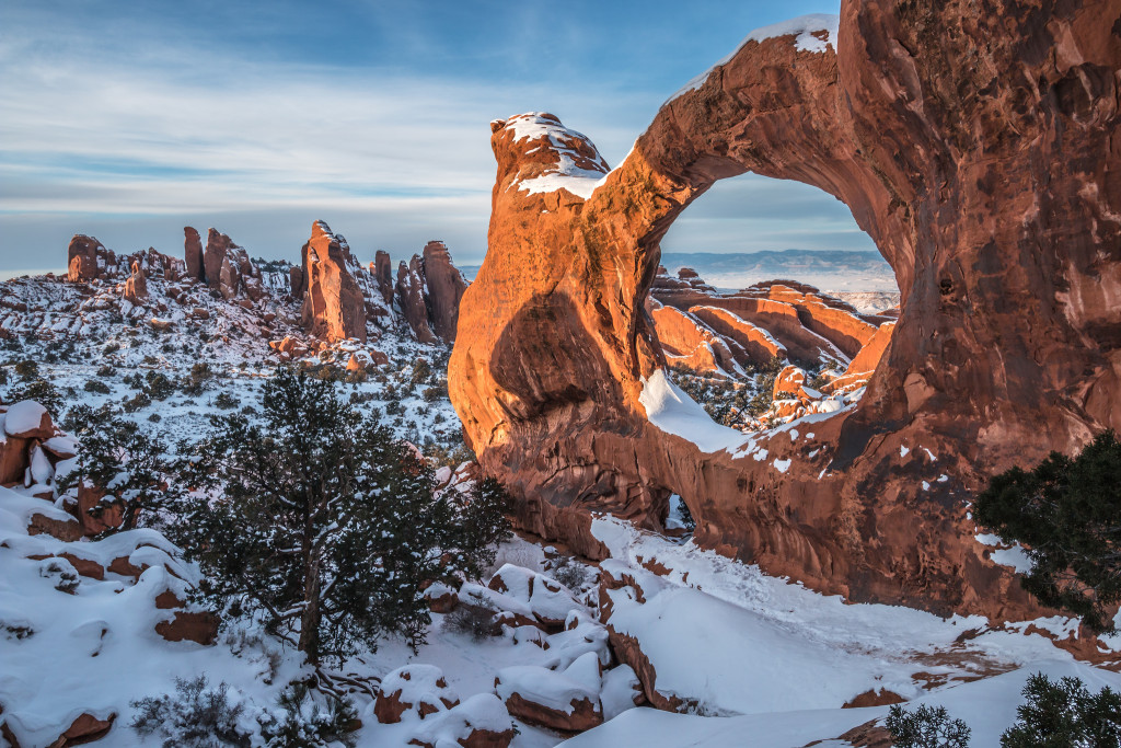 Arches National Park Winter Utah